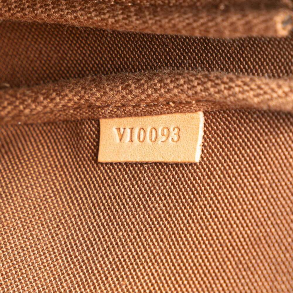 LOUIS VUITTON Brown Monogram Leather Pochette Mini Bag - Picture 10 of 12